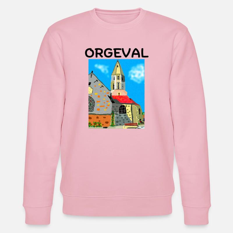 Orgeval, Yvelines, Versailles - Sweat bio CHANGER Stanley/Stella Unisexe - rose pâle