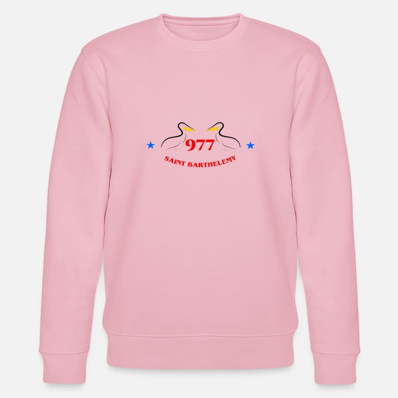 Heiliger Barthélemy - Stanley/Stella Unisex Bio-Sweatshirt CHANGER  - Hellrosa