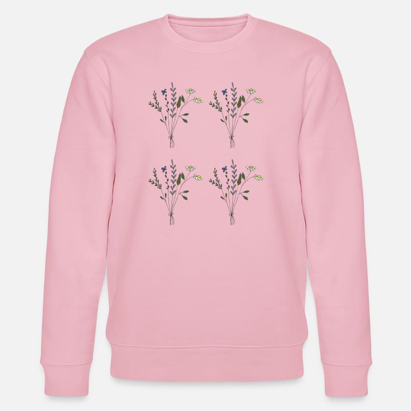 blumenweisenstrauss - Stanley/Stella Unisex Bio-Sweatshirt CHANGER  - Hellrosa
