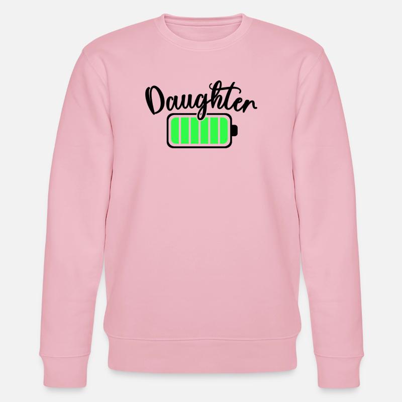 Neon-Balken-Equalizer-Muster - Stanley/Stella Unisex Bio-Sweatshirt CHANGER  - Hellrosa