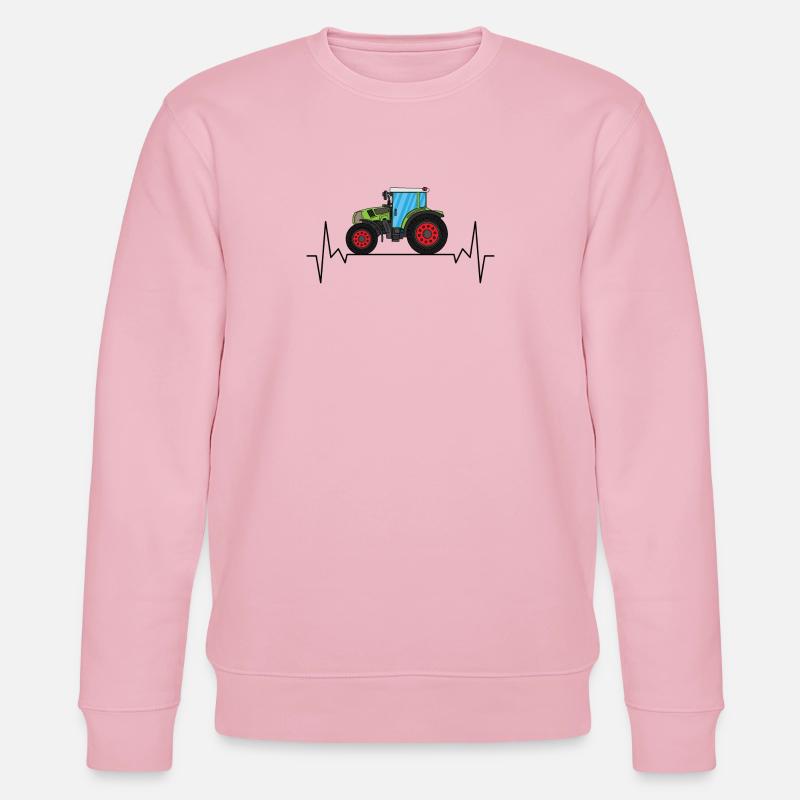 Traktor - Stanley/Stella Unisex Bio-Sweatshirt CHANGER  - Hellrosa