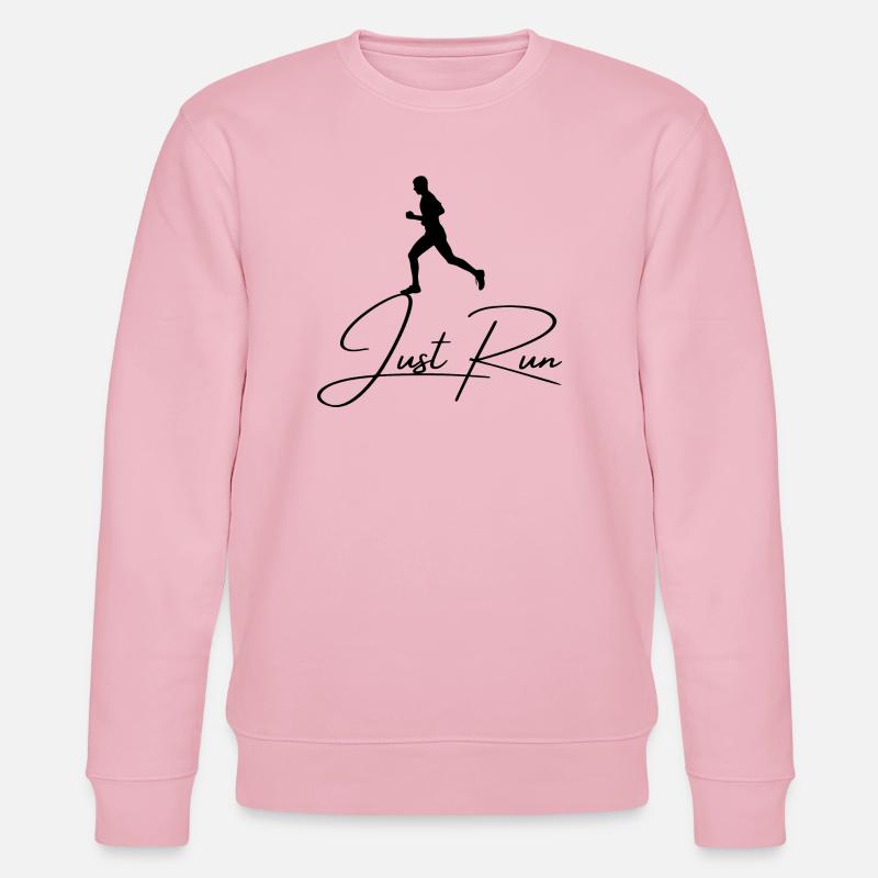 Il suffit de courir - Sweat bio CHANGER Stanley/Stella Unisexe - rose pâle