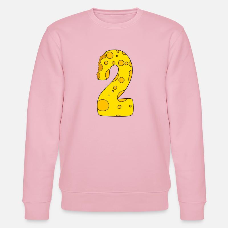 Fromage numéro 2 - Sweat bio CHANGER Stanley/Stella Unisexe - rose pâle