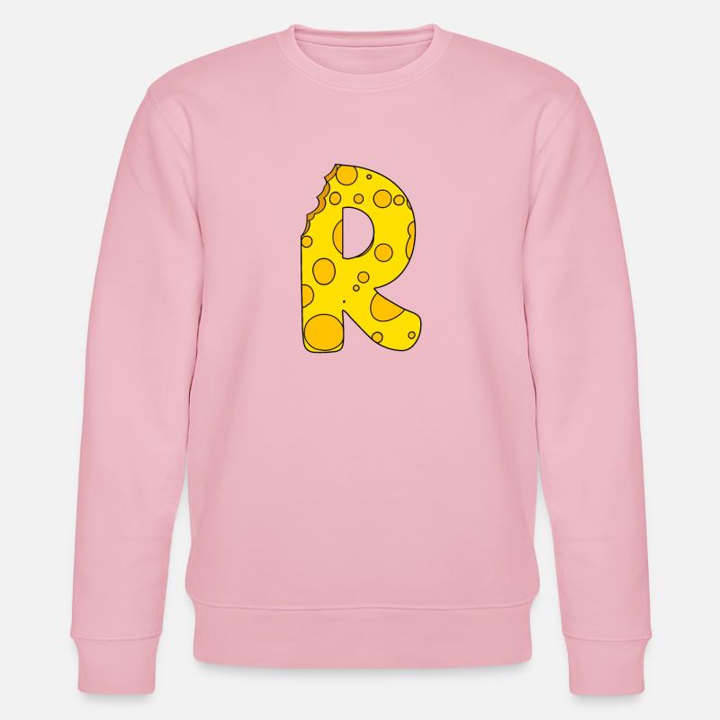 Buchstabe R - Stanley/Stella Unisex Bio-Sweatshirt CHANGER  - Hellrosa