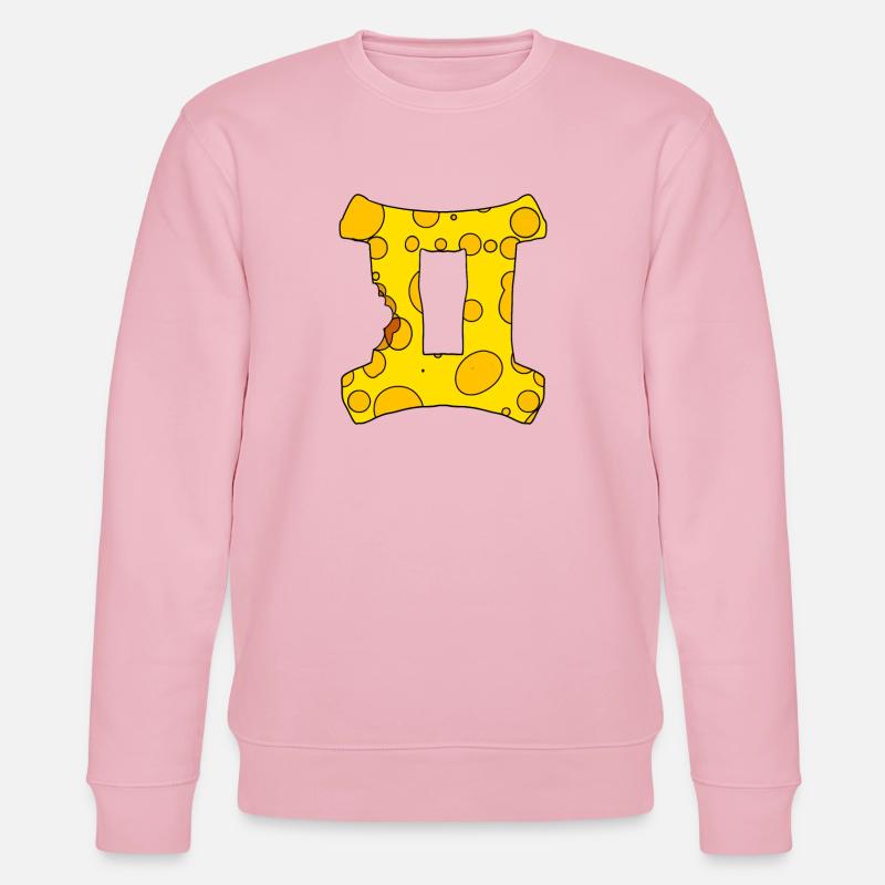 Sternzeichen Zwillinge - Stanley/Stella Unisex Bio-Sweatshirt CHANGER  - Hellrosa