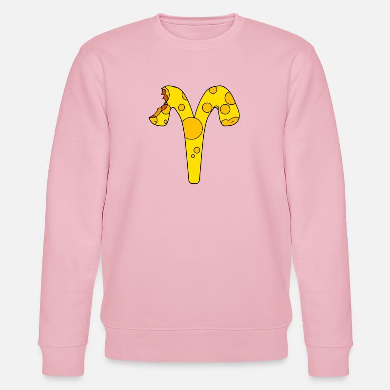 Signe du zodiaque Bélier - Sweat bio CHANGER Stanley/Stella Unisexe - rose pâle