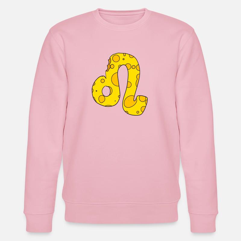 Sternzeichen Löwe - Stanley/Stella Unisex Bio-Sweatshirt CHANGER  - Hellrosa
