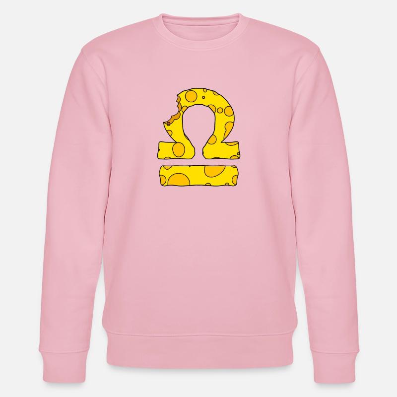 Zodiac Sternzeichen Waage - Stanley/Stella Unisex Bio-Sweatshirt CHANGER  - Hellrosa