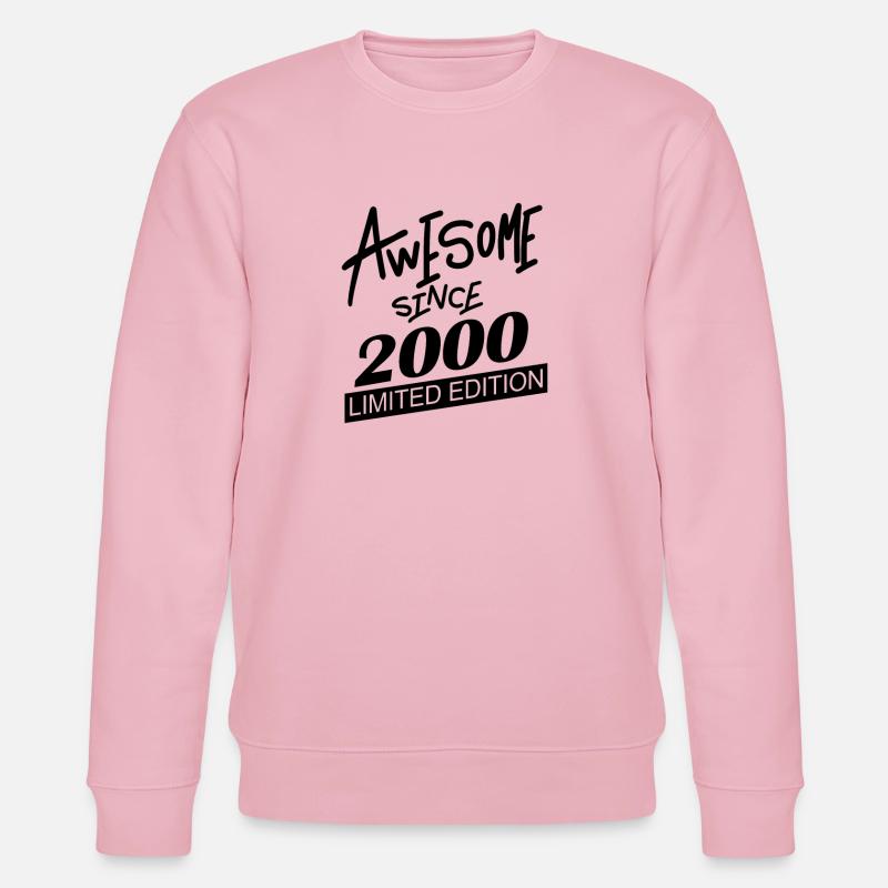 Fantastisch seit 2000 - Stanley/Stella Unisex Bio-Sweatshirt CHANGER  - Hellrosa