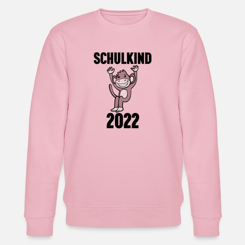 Schuldkind Einschulung 2022 - Stanley/Stella Unisex Bio-Sweatshirt CHANGER - Hellrosa