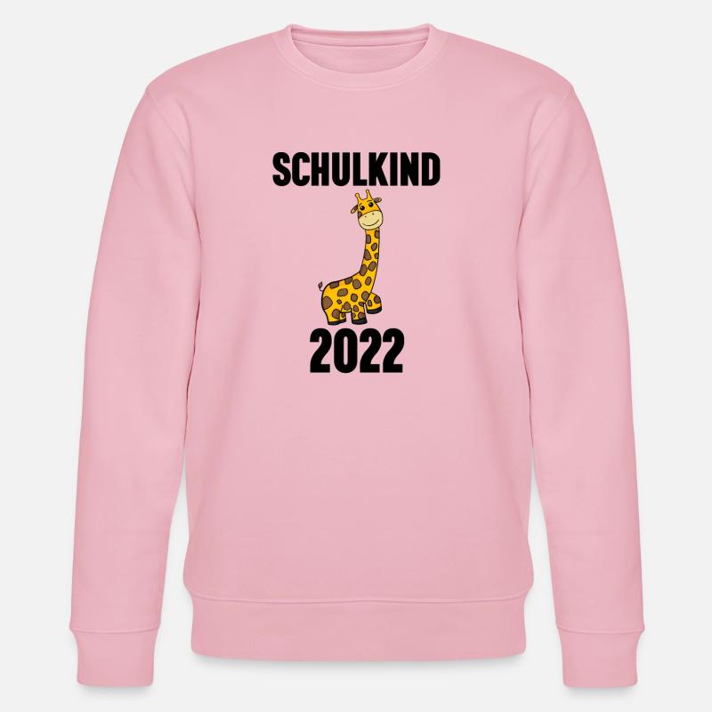 Schuldkind Einschulung 2022 - Stanley/Stella Unisex Bio-Sweatshirt CHANGER - Hellrosa