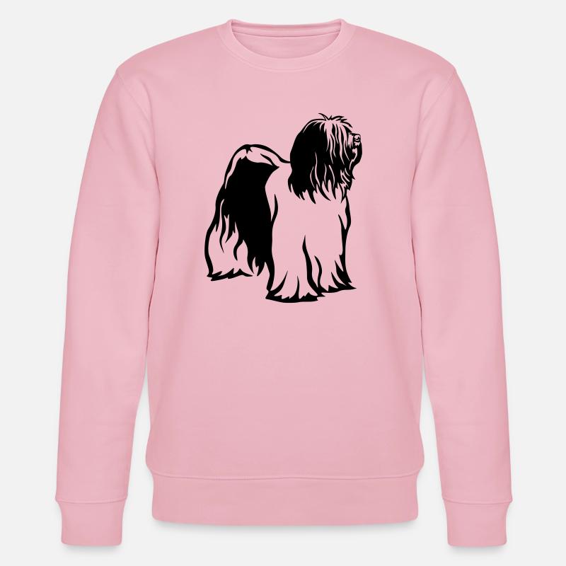 Tibet Terrier - Stanley/Stella Unisex Bio-Sweatshirt CHANGER  - Hellrosa