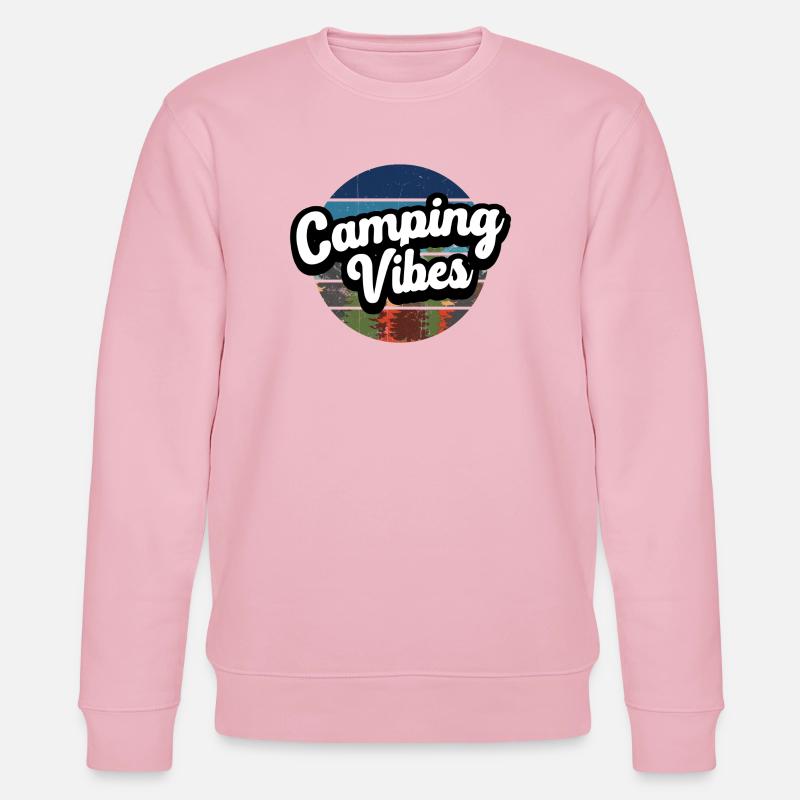 Camping Vibes - Stanley/Stella Unisex Bio-Sweatshirt CHANGER  - Hellrosa