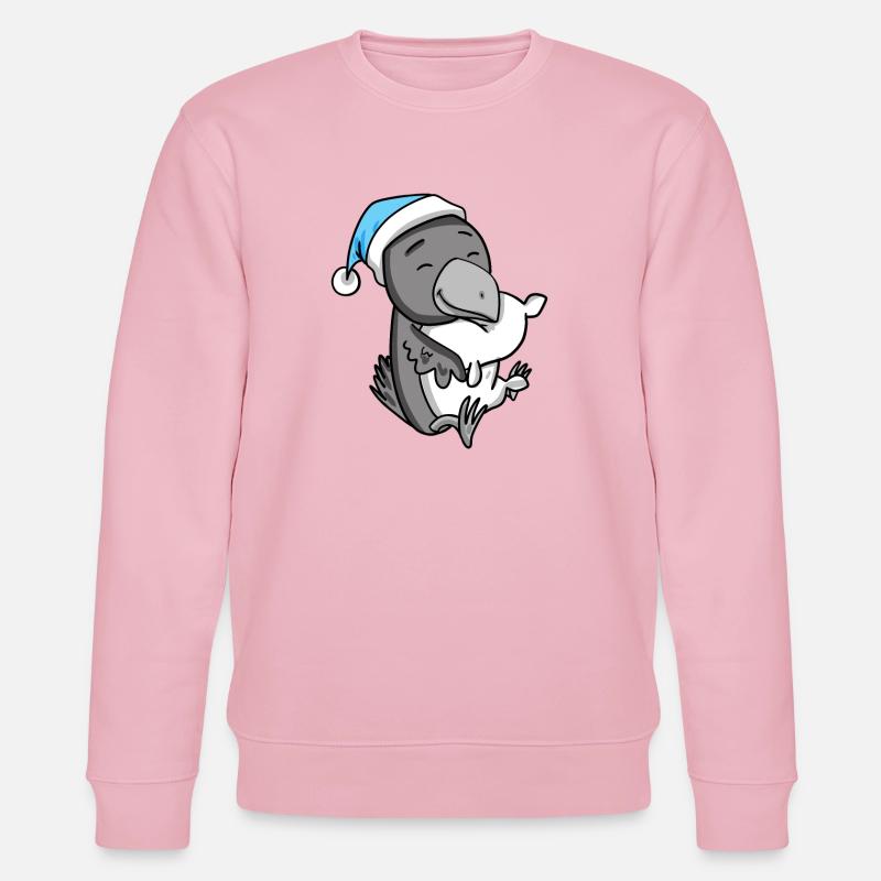 Krähe Baby - Stanley/Stella Unisex Bio-Sweatshirt CHANGER  - Hellrosa