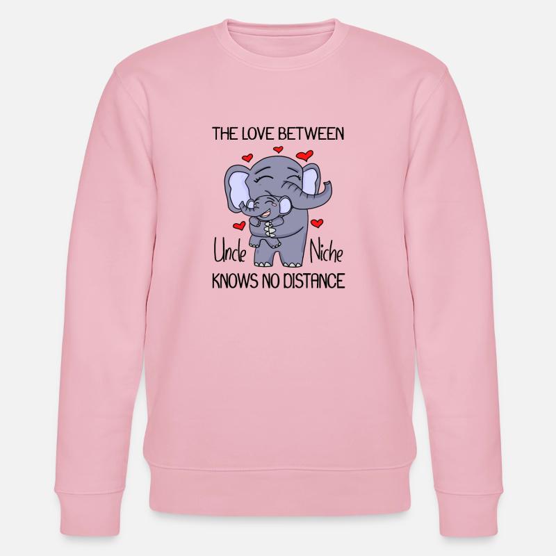 Love between uncle and niece - Stanley/Stella CHANGER Unisex Organic Sweatshirt - cotton pink
