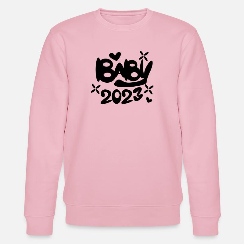 Bébé 2023 - Naissance Enceinte 2023 Grossesse - Sweat bio CHANGER Stanley/Stella Unisexe - rose pâle
