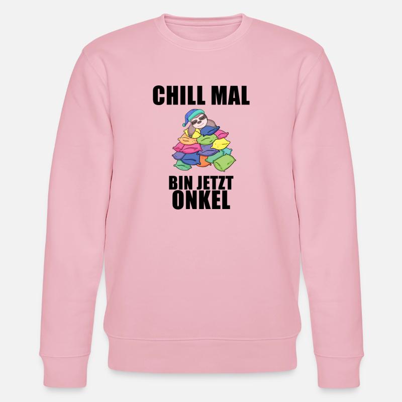 Onkel - Onkel werden - Stanley/Stella Unisex Bio-Sweatshirt CHANGER  - Hellrosa
