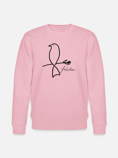 Peace - Stanley/Stella CHANGER Unisex Organic Sweatshirt - cotton pink