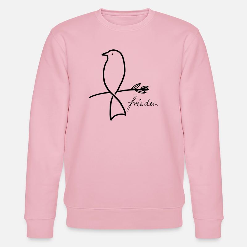 Peace - Stanley/Stella CHANGER Unisex Organic Sweatshirt - cotton pink