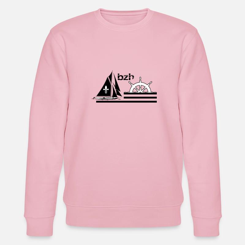 Das BZH - Stanley/Stella Unisex Bio-Sweatshirt CHANGER  - Hellrosa