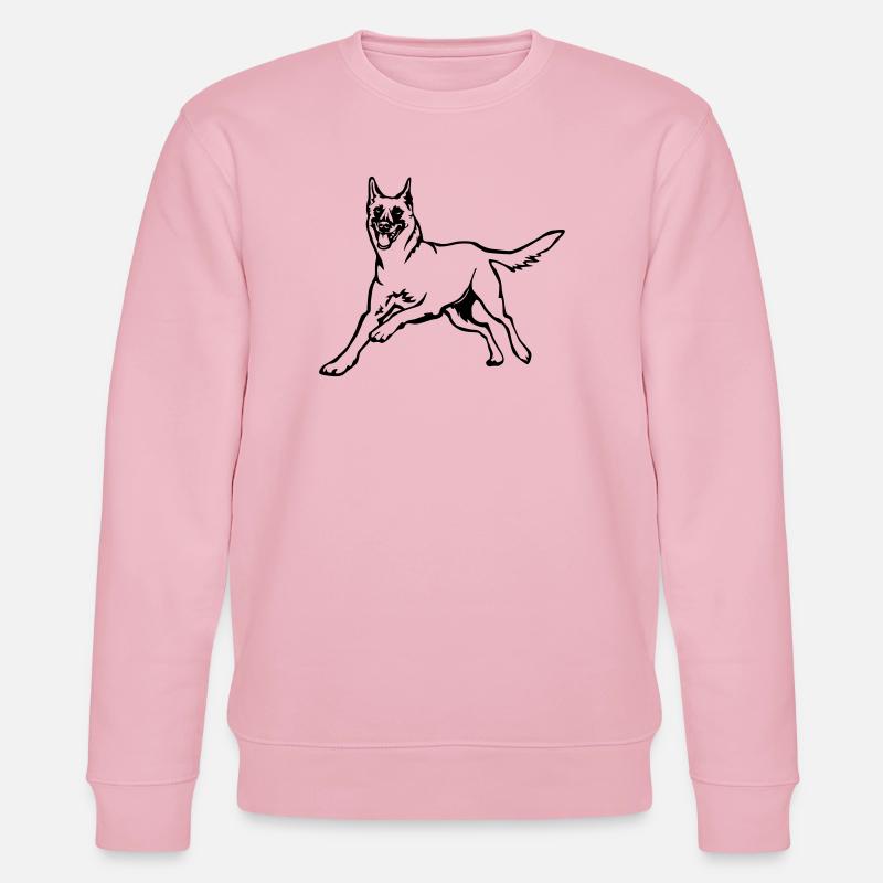 Malinois - Stanley/Stella Unisex Bio-Sweatshirt CHANGER  - Hellrosa
