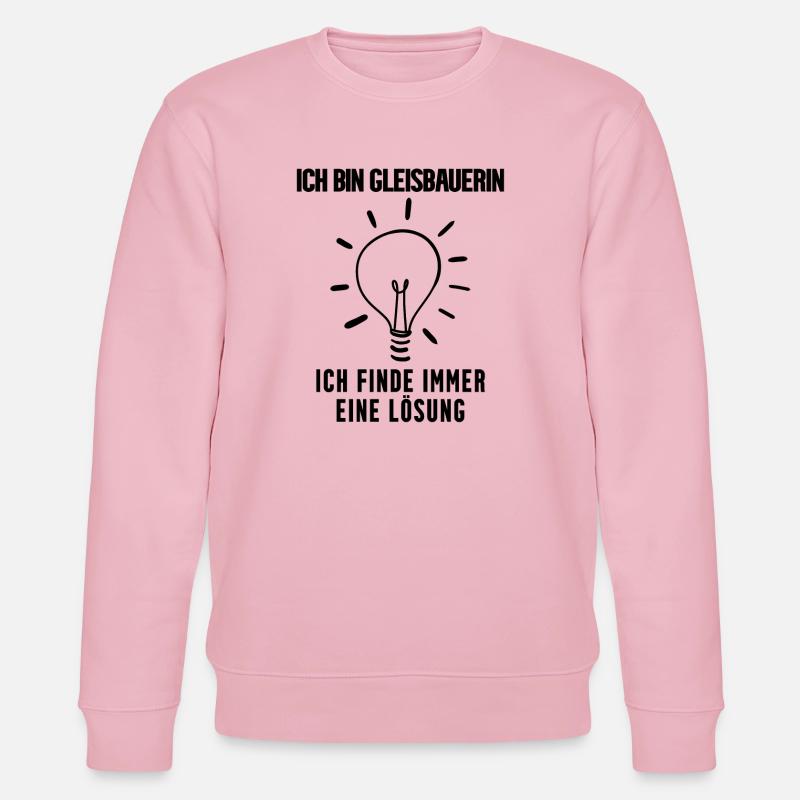 Gleisbauerin Beruf - Stanley/Stella Unisex Bio-Sweatshirt CHANGER - Hellrosa