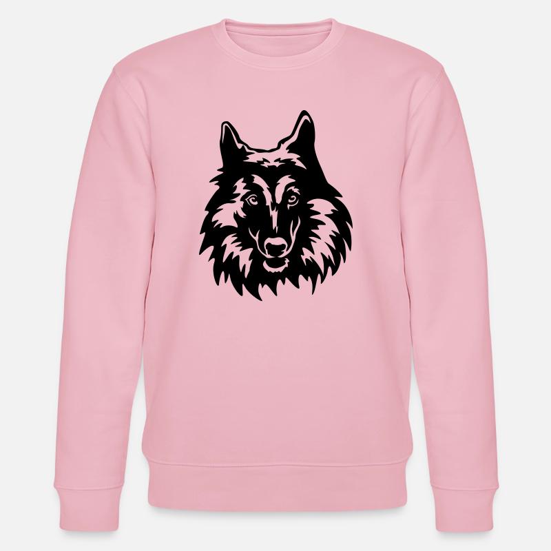 Tervueren Kopf - Stanley/Stella Unisex Bio-Sweatshirt CHANGER  - Hellrosa