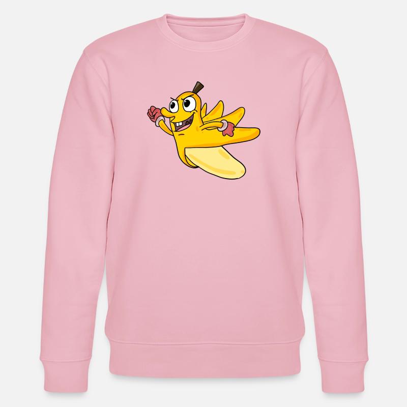 Banane - Sweat bio CHANGER Stanley/Stella Unisexe - rose pâle