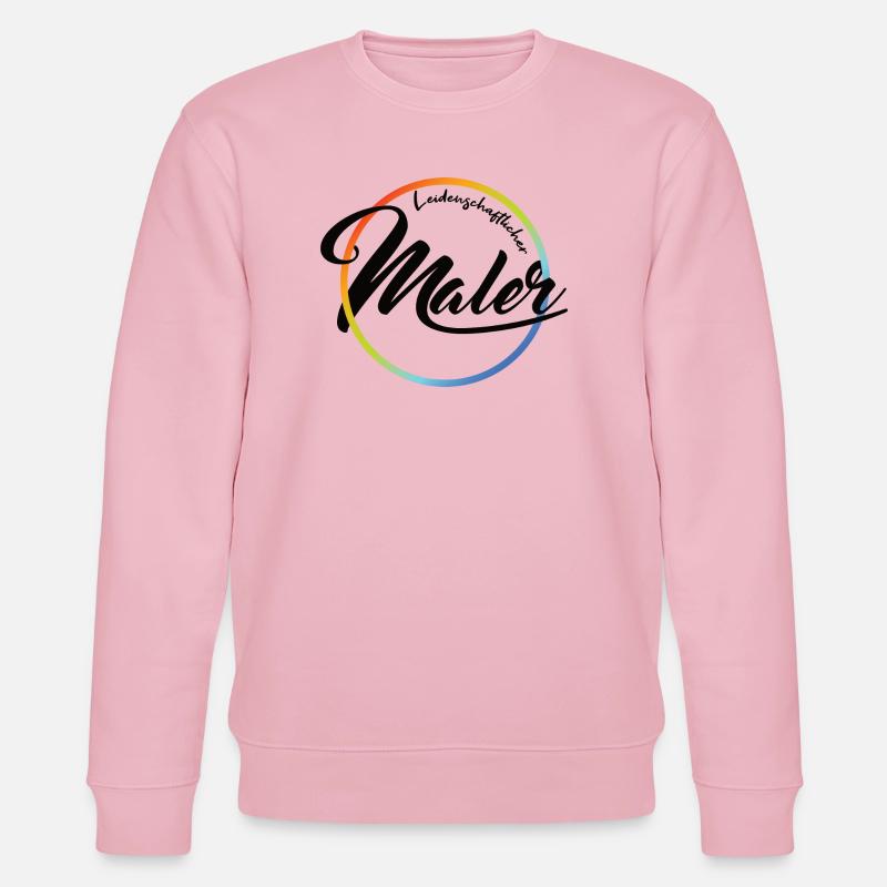 Leidenschaftlicher Maler - Stanley/Stella Unisex Bio-Sweatshirt CHANGER  - Hellrosa