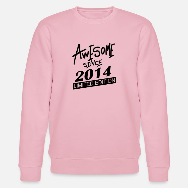 2014 - Millésime 2014 - Sweat bio CHANGER Stanley/Stella Unisexe - rose pâle