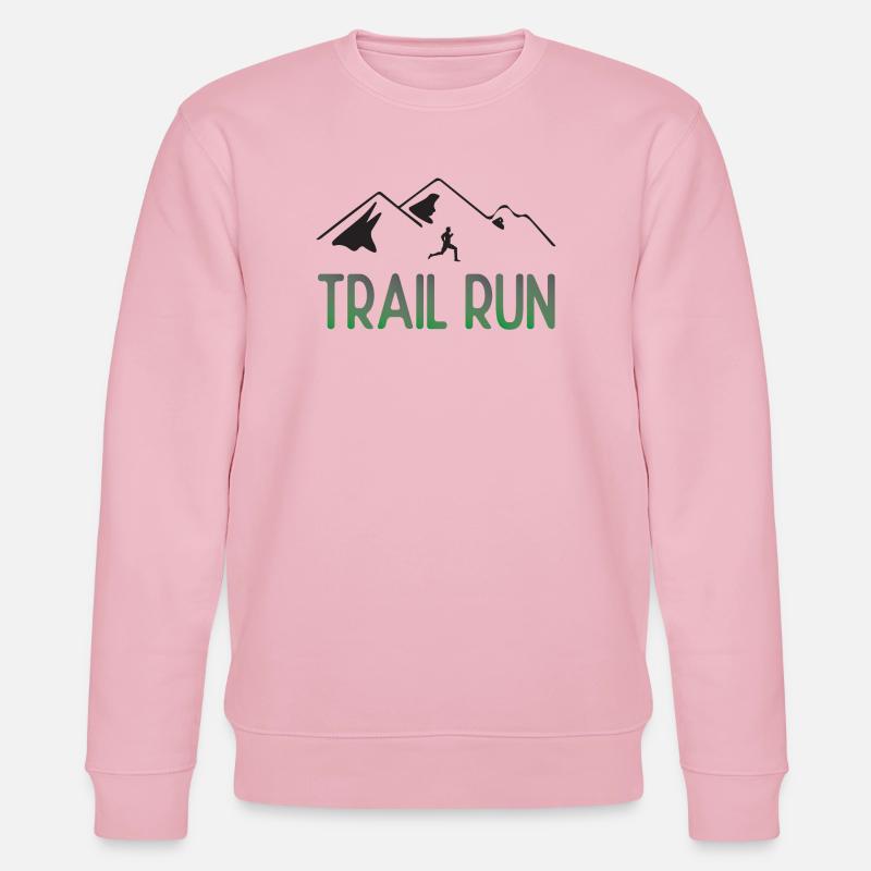 Course de sentier - Sweat bio CHANGER Stanley/Stella Unisexe - rose pâle