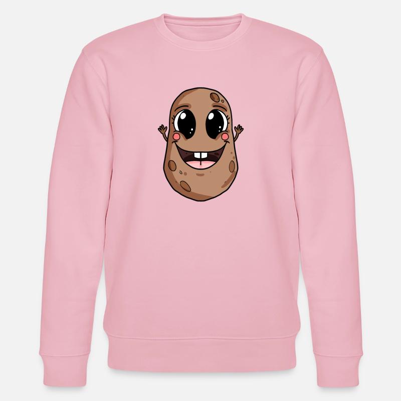 Pomme de terre - Sweat bio CHANGER Stanley/Stella Unisexe - rose pâle