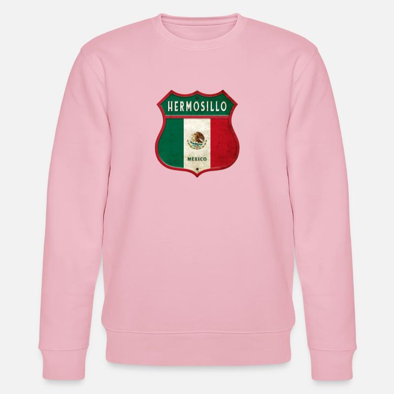 Hermosillo Mexiko Wappen Design - Stanley/Stella Unisex Bio-Sweatshirt CHANGER  - Hellrosa