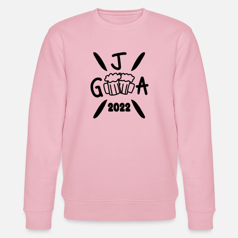2022 Junggesellenabschied - Stanley/Stella Unisex Bio-Sweatshirt CHANGER  - Hellrosa
