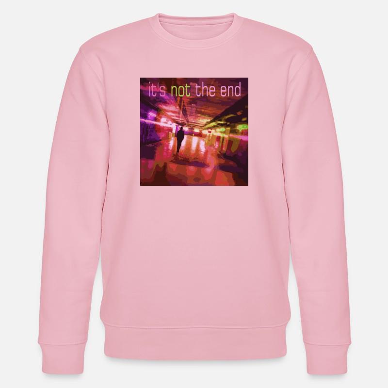 Neonpfad Es ist nicht das Ende - Stanley/Stella Unisex Bio-Sweatshirt CHANGER  - Hellrosa