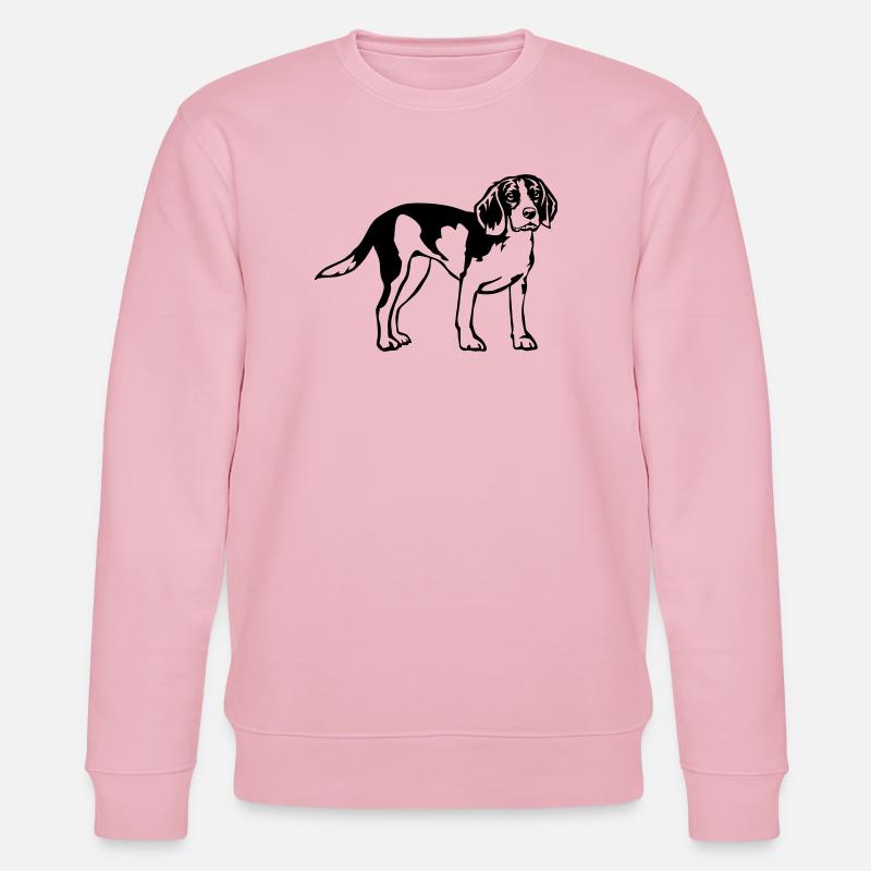 Beagle - Stanley/Stella Unisex Bio-Sweatshirt CHANGER  - Hellrosa