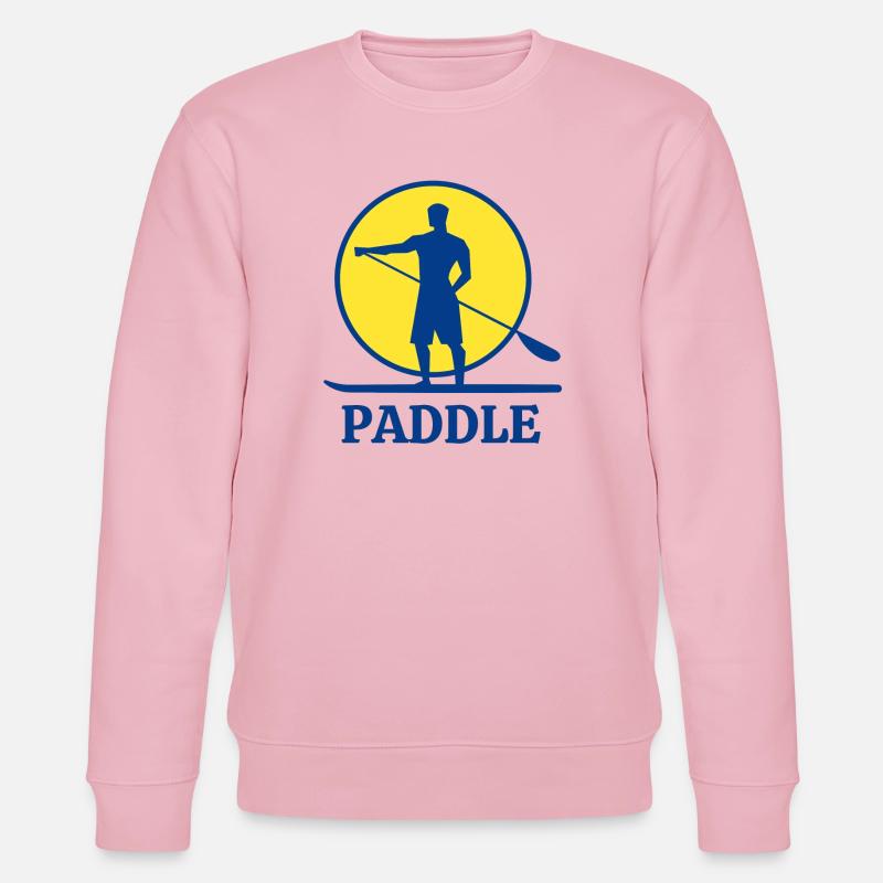 paddle, fan de paddle, stand up - Sweat bio CHANGER Stanley/Stella Unisexe - rose pâle