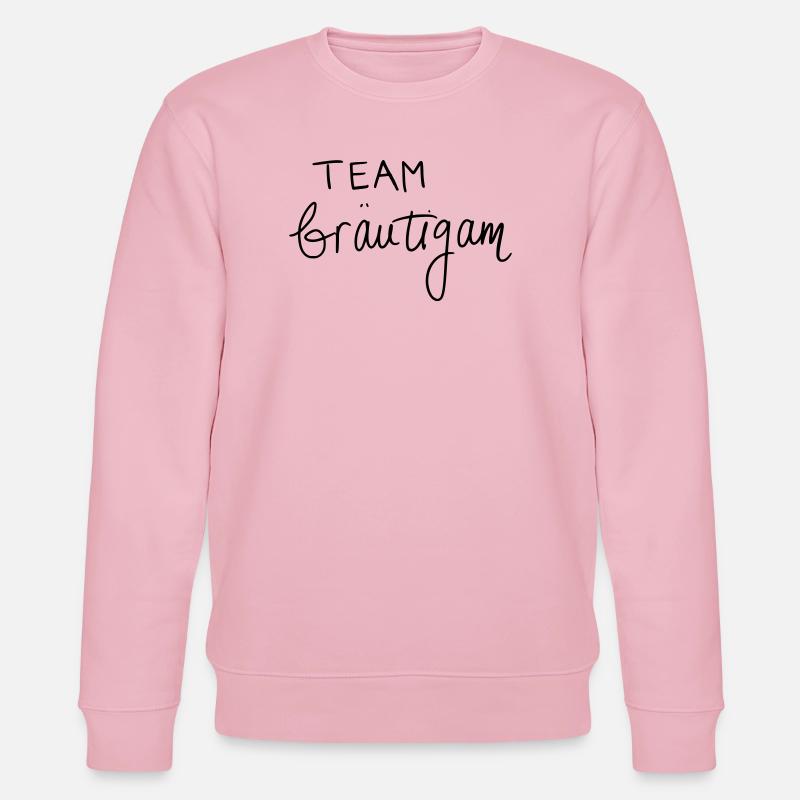 Team Bräutigam - Stanley/Stella Unisex Bio-Sweatshirt CHANGER  - Hellrosa