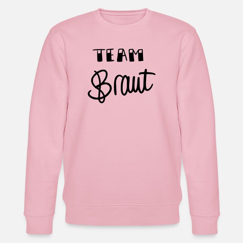 Team Braut - Stanley/Stella Unisex Bio-Sweatshirt CHANGER  - Hellrosa