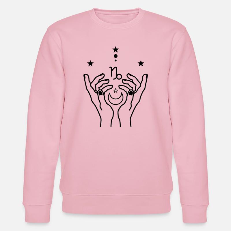 Steinbock Tierkreis-Astrologie - Stanley/Stella Unisex Bio-Sweatshirt CHANGER  - Hellrosa