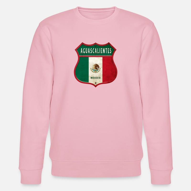 Aguascalientes Mexiko Wappen Design - Stanley/Stella Unisex Bio-Sweatshirt CHANGER  - Hellrosa