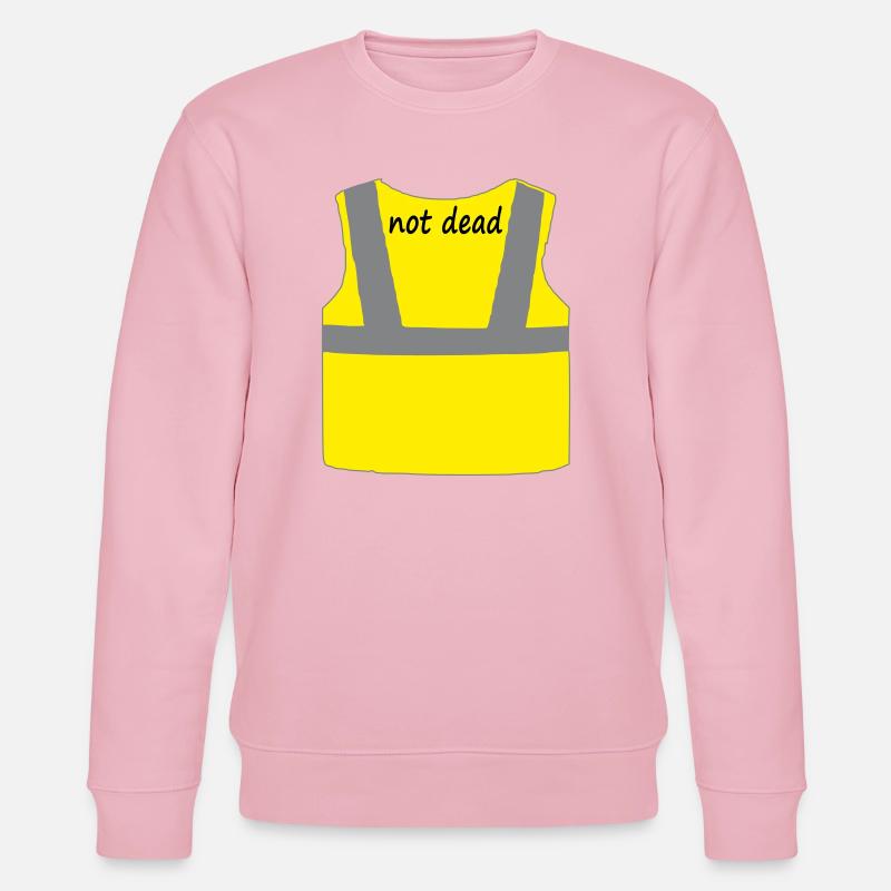 Gelbe Weste - Stanley/Stella Unisex Bio-Sweatshirt CHANGER  - Hellrosa