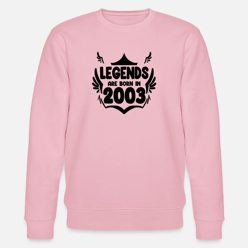2003 - Born 2003 - Stanley/Stella CHANGER Unisex Organic Sweatshirt - cotton pink