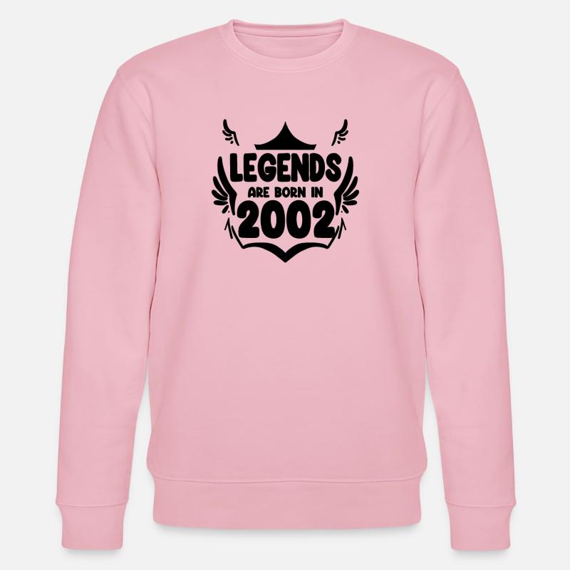2002 - Né en 2002 - Sweat bio CHANGER Stanley/Stella Unisexe - rose pâle