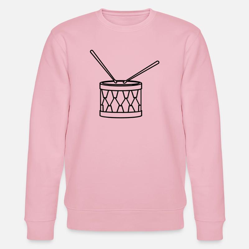 Transparente Trommeldekoration - Stanley/Stella Unisex Bio-Sweatshirt CHANGER  - Hellrosa