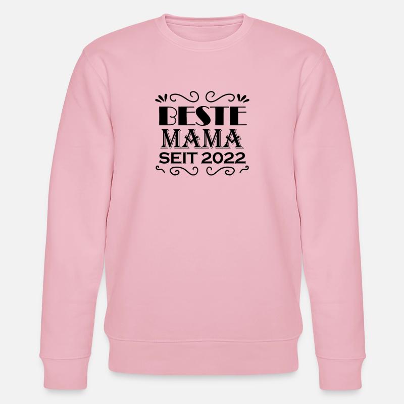 Beste Mama seit 2022 - Stanley/Stella Unisex Bio-Sweatshirt CHANGER  - Hellrosa