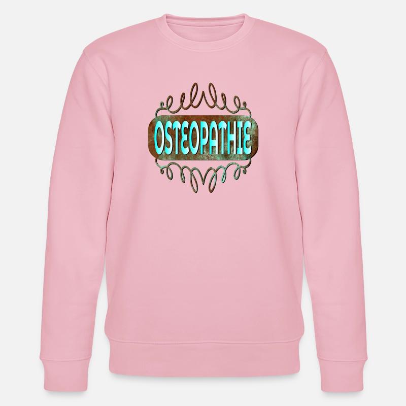 OSTEOPATHIE THERAPIE - PRAXIS - Stanley/Stella Unisex Bio-Sweatshirt CHANGER  - Hellrosa