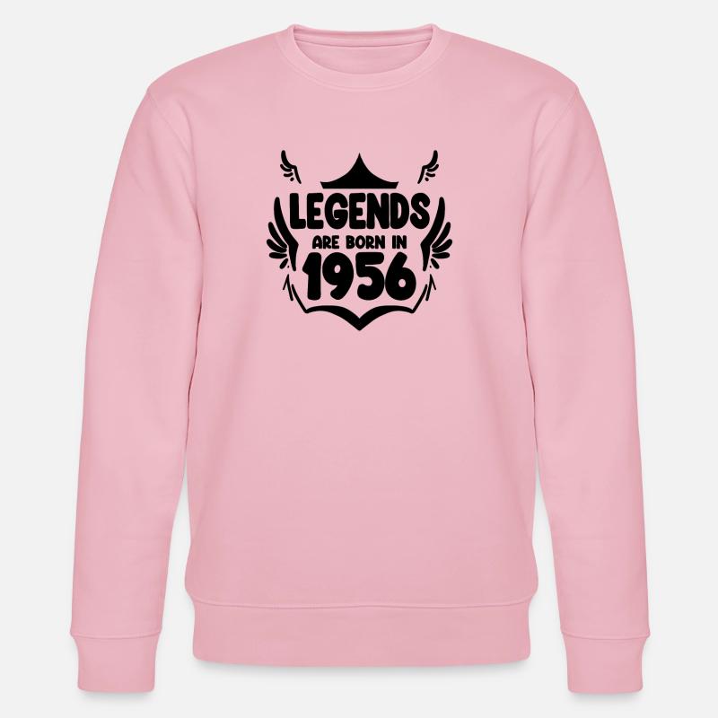 1956 - Né en 1956 - Sweat bio CHANGER Stanley/Stella Unisexe - rose pâle