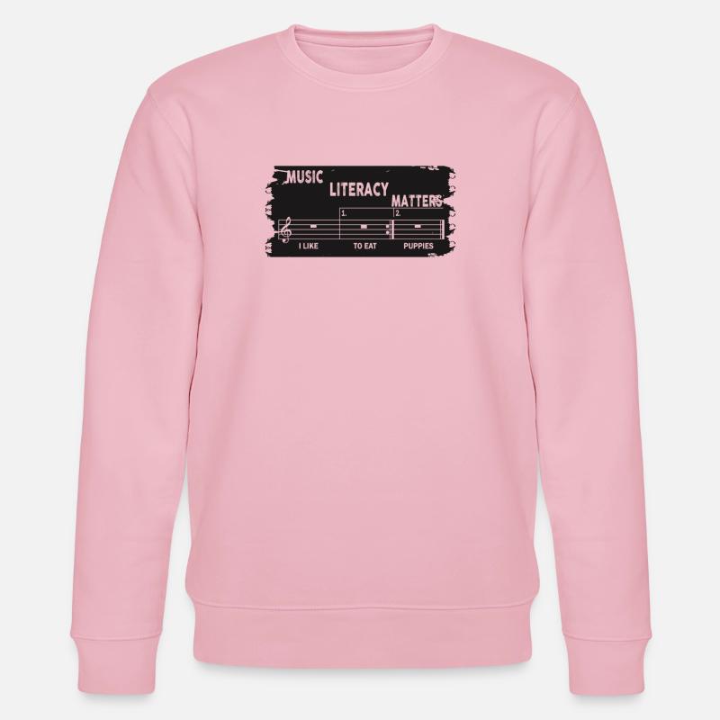 La littératie musicale, ça compte - Sweat bio CHANGER Stanley/Stella Unisexe - rose pâle
