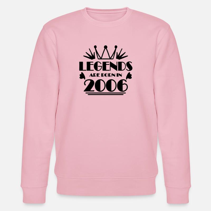 2006 - Born 2006 - Stanley/Stella CHANGER Unisex Organic Sweatshirt - cotton pink